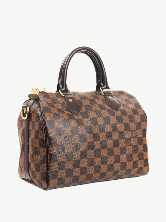 Louis Vuitton Speedy Bandouliere NM 25 Damier Ebene Canvas Handbag - Picture 2 of 13